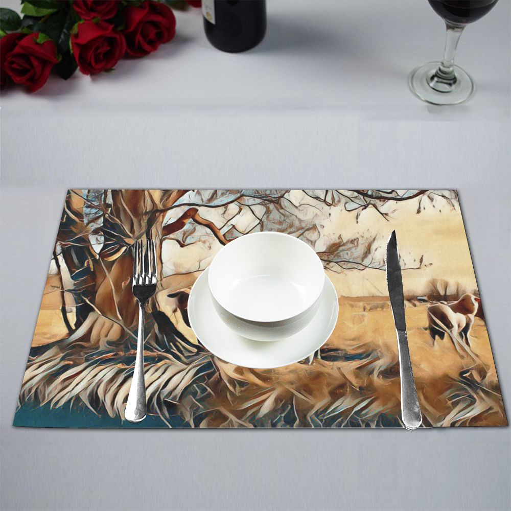 Farmers Lovely World Placemat 12’’ x 18’’ (Six Pieces)