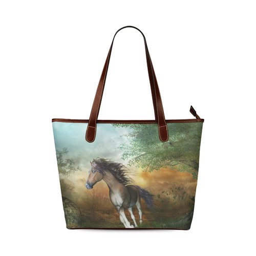 Wonderful running horse Shoulder Tote Bag (Model 1646)
