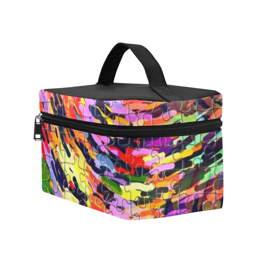 Colorful Chaos Puzzle by Popart Lover Lunch Bag/Large (Model 1658)