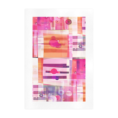 Sweet Pink Quilt Art Print 19‘’x28‘’