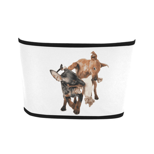Two Playing Dogs Bandeau Top