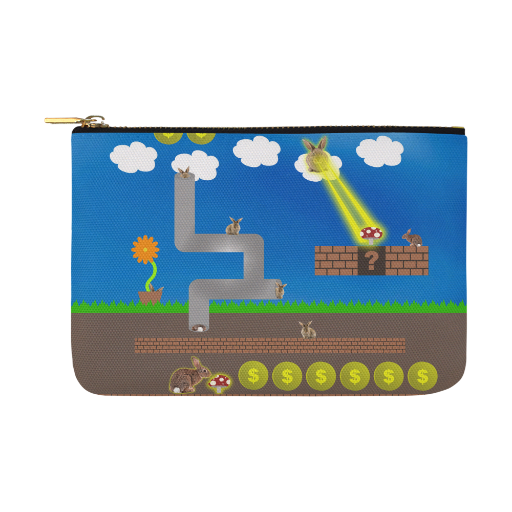Super Bunny Land Carry-All Pouch 12.5''x8.5''