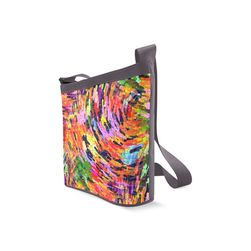 Colorful Chaos Puzzle by Popart Lover Crossbody Bags (Model 1613)