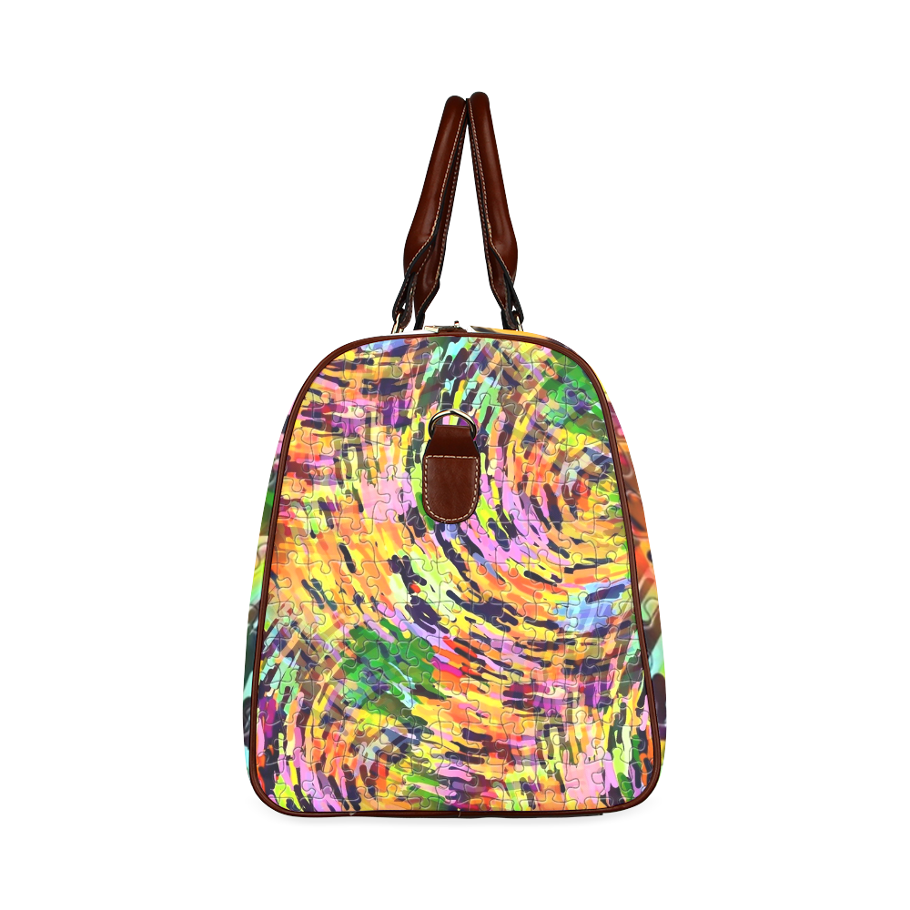 Chaos Puzzle by Popart Lover Waterproof Travel Bag/Small (Model 1639)