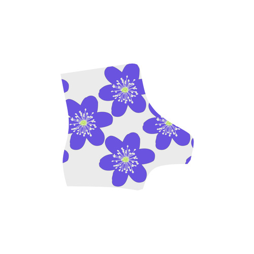 Blue Anemone Hepatica. Inspired by the Magic Island of Gotland. Martin Boots For Women Model 1203H