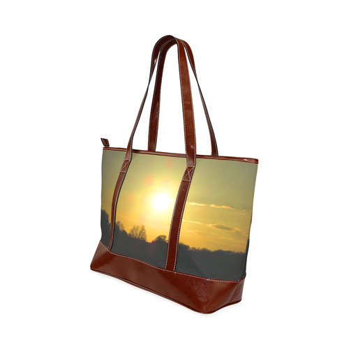 Golden sunset Tote Handbag (Model 1642)