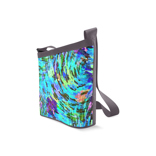 Blue Chaos Puzzle by Popart Lover Crossbody Bags (Model 1613)