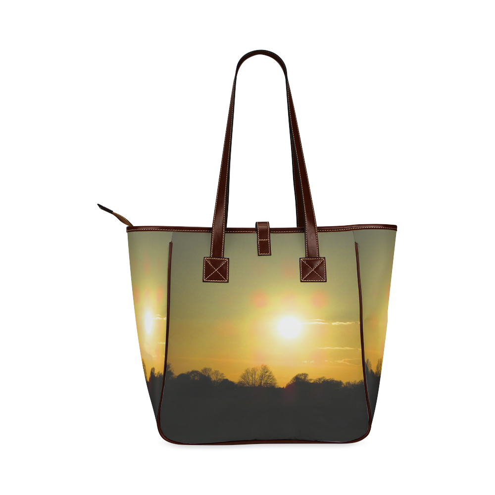 Golden sunset Classic Tote Bag (Model 1644)