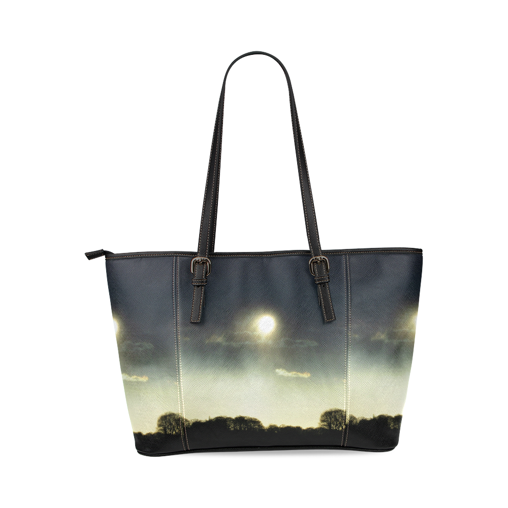 Sunset Leather Tote Bag/Large (Model 1640)