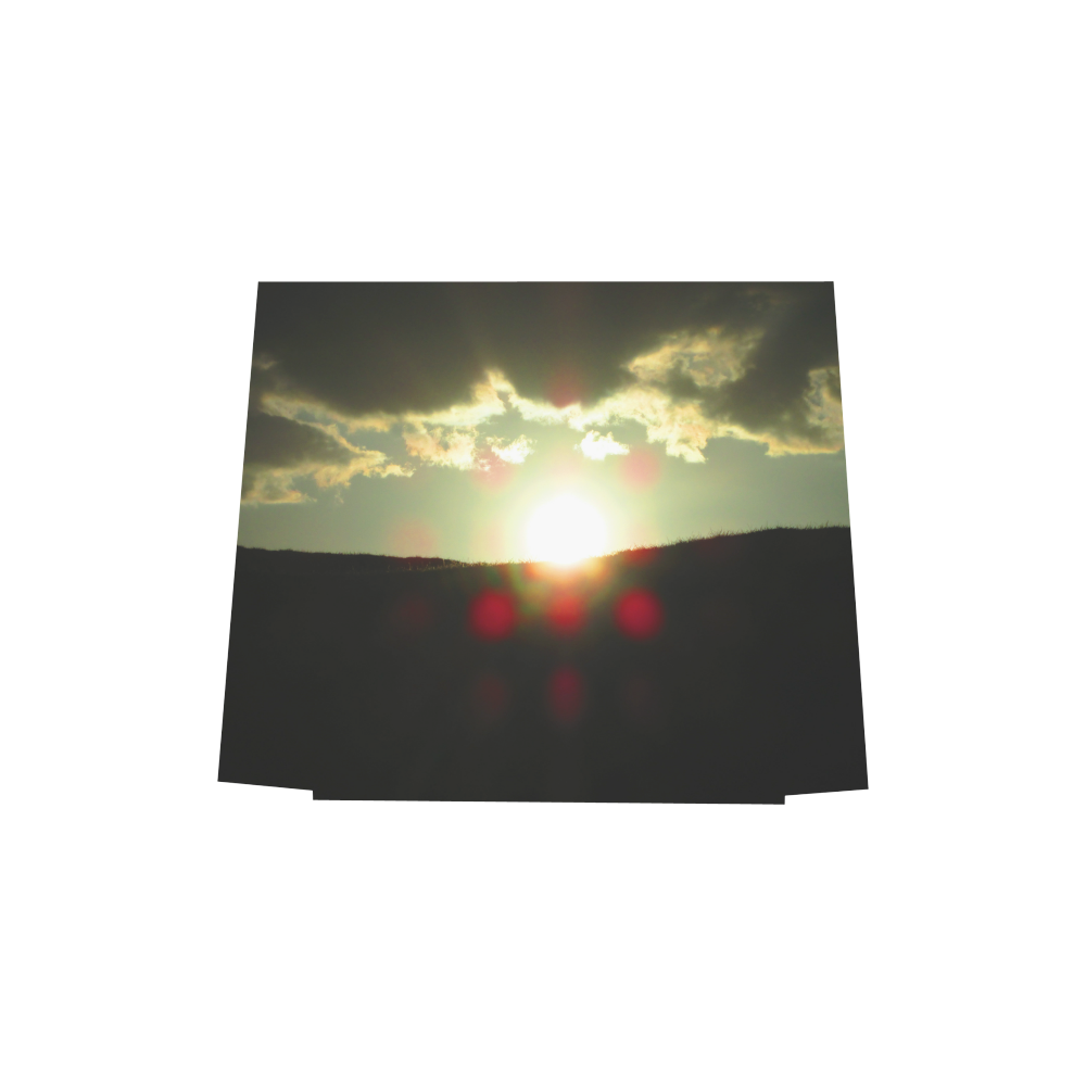 Sunset over the hill Euramerican Tote Bag/Small (Model 1655)