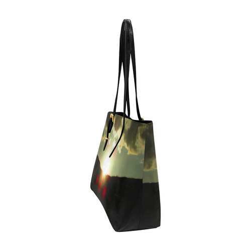 Sunset over the hill Euramerican Tote Bag/Large (Model 1656)