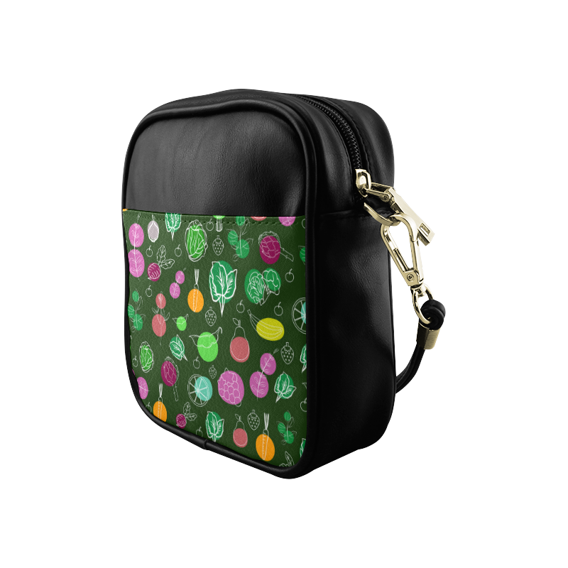 Colorful Vegetable Veggie Nature Pattern Sling Bag (Model 1627)