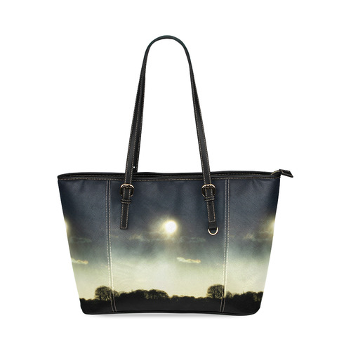 Sunset Leather Tote Bag/Large (Model 1640)