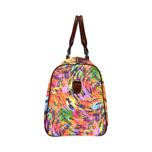 Colorful  Chaos Puzzle by Popart Lover Waterproof Travel Bag/Small (Model 1639)
