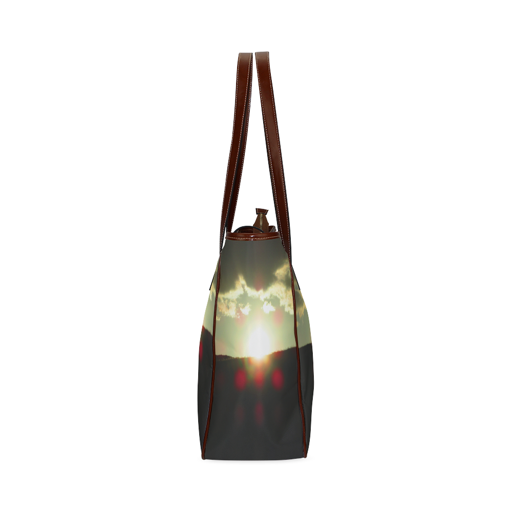 Sunset over the hill Classic Tote Bag (Model 1644)