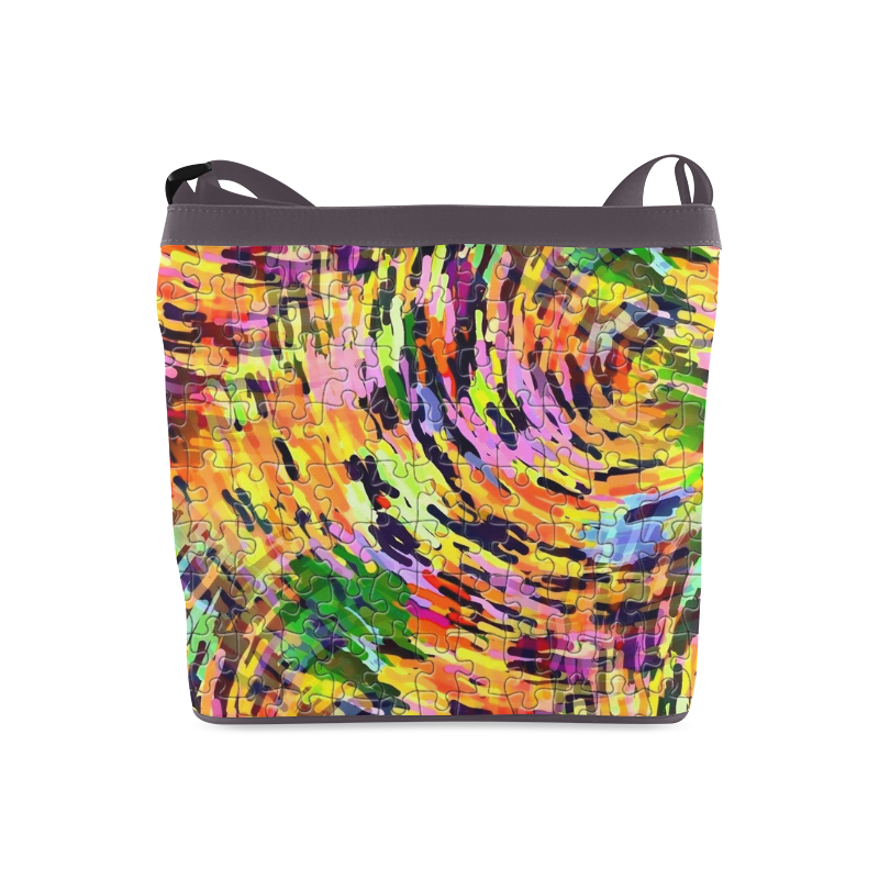 Chaos Puzzle by Popart Lover Crossbody Bags (Model 1613)