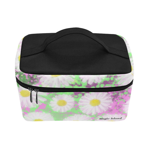 Daisies. Inspired by the Magic Island of Gotland. Cosmetic Bag/Large (Model 1658)