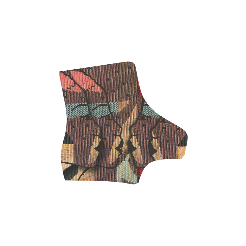 african tapestry Martin Boots For Women Model 1203H