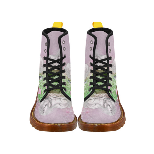 Beautiful unicorn with faol Martin Boots For Men Model 1203H