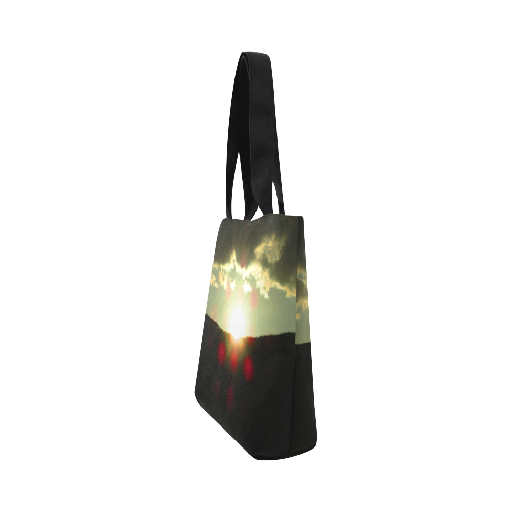Sunset over the hill Canvas Tote Bag (Model 1657)