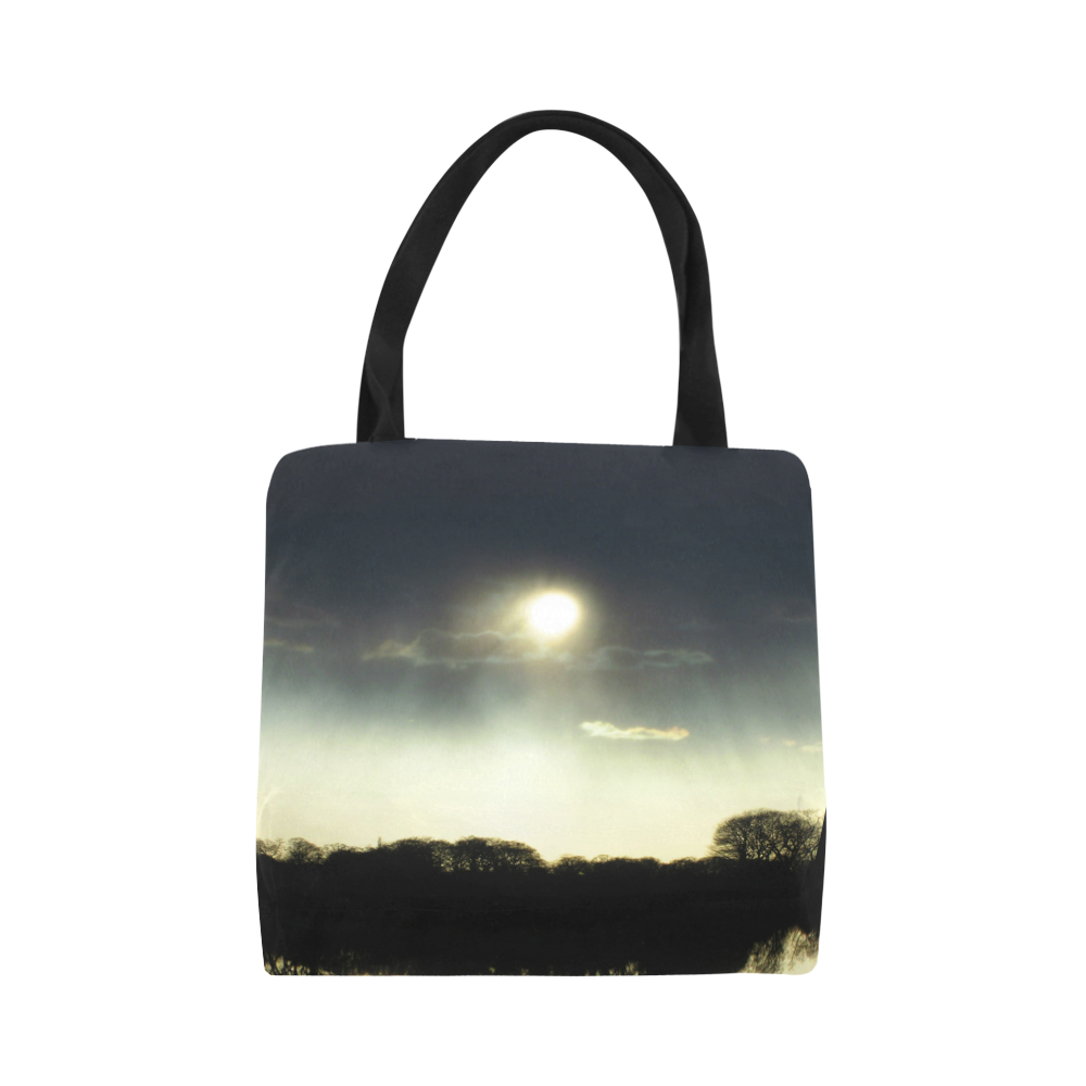 Sunset Canvas Tote Bag (Model 1657)
