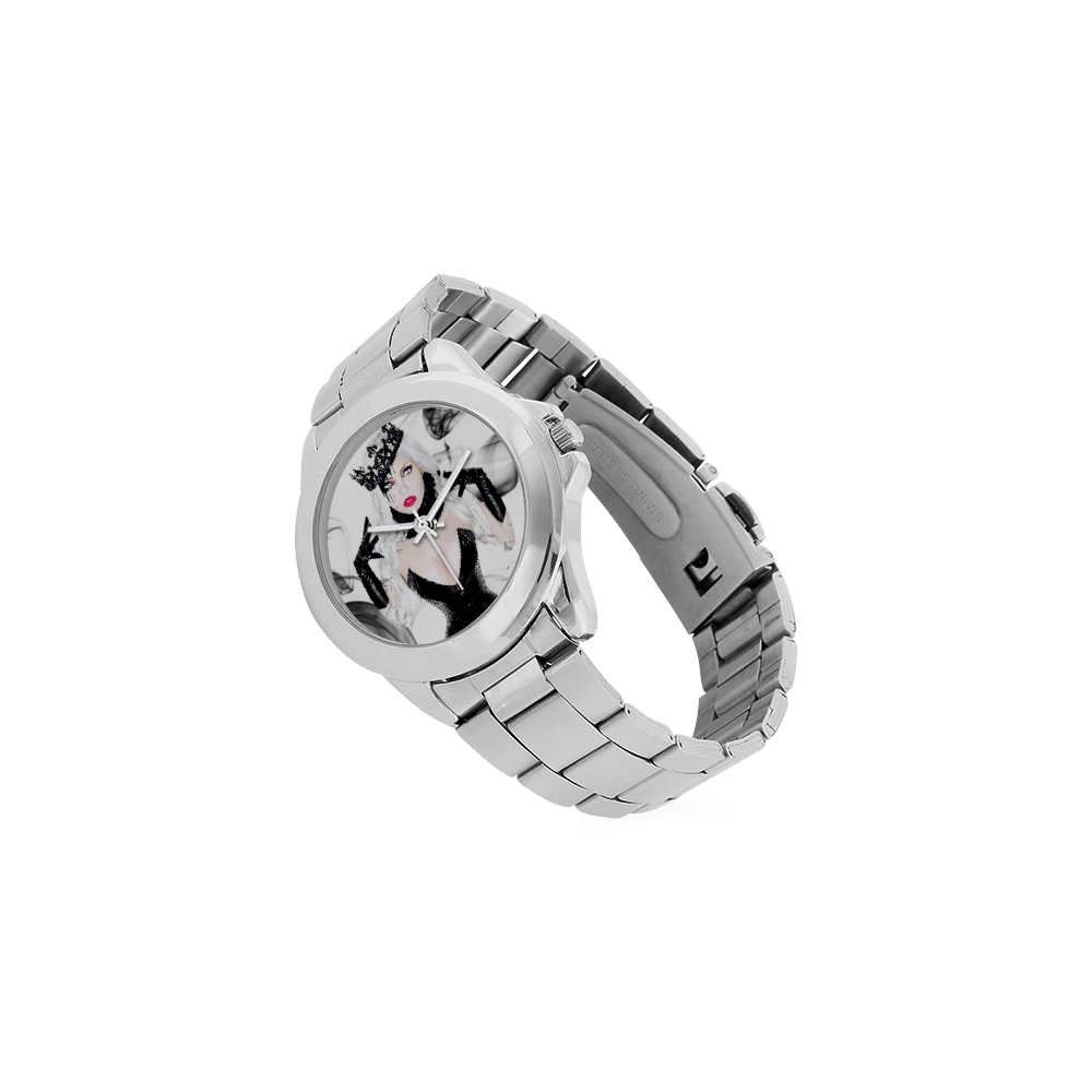 Red Queen Elena Unisex Stainless Steel Watch(Model 103)