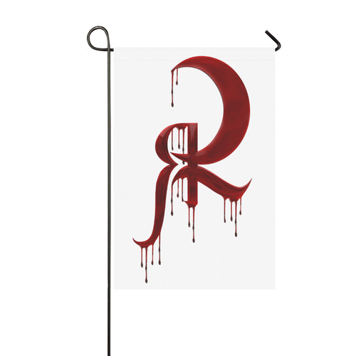 Red Queen Blood Drip Symbol Garden Flag 12‘’x18‘’（Without Flagpole）