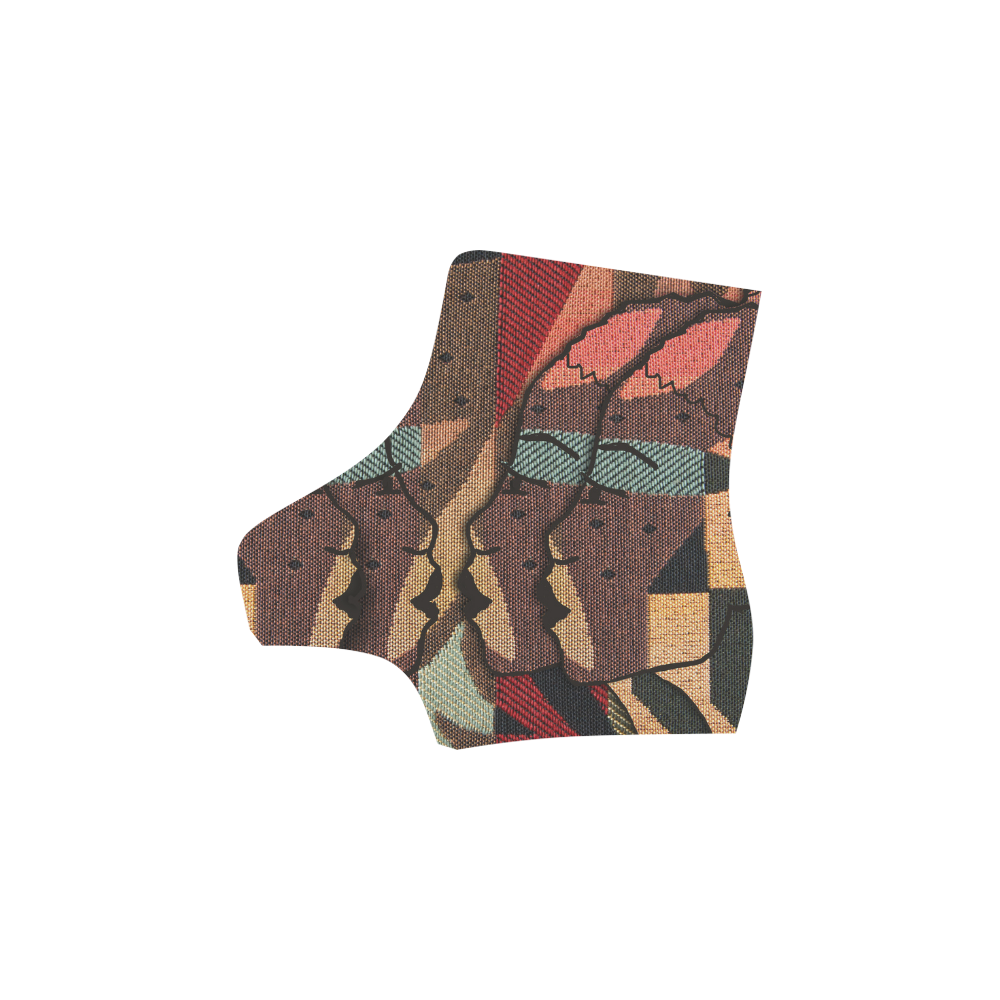 african tapestry Martin Boots For Women Model 1203H