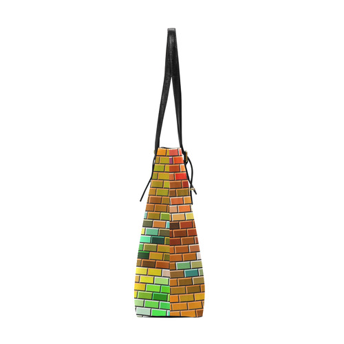 Modern Bricks D by JamColors Euramerican Tote Bag/Small (Model 1655)