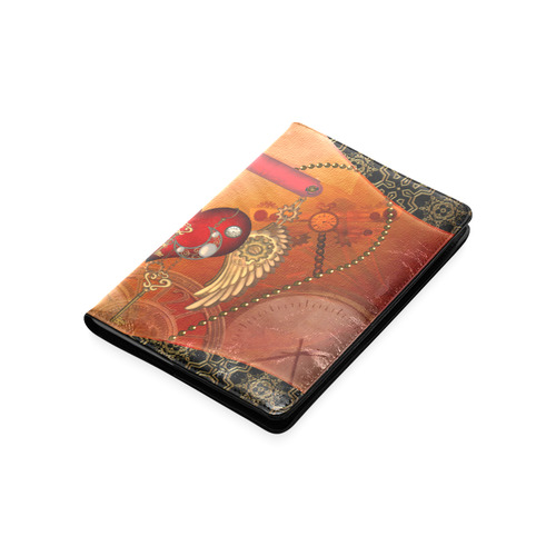 Steampunk, wonderful heart with wings Custom NoteBook A5