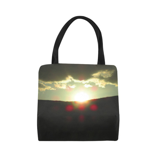 Sunset over the hill Canvas Tote Bag (Model 1657)