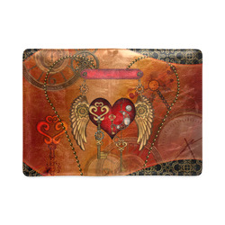 Steampunk, wonderful heart with wings Custom NoteBook A5