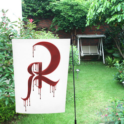 Red Queen Blood Drip Symbol Garden Flag 12‘’x18‘’（Without Flagpole）