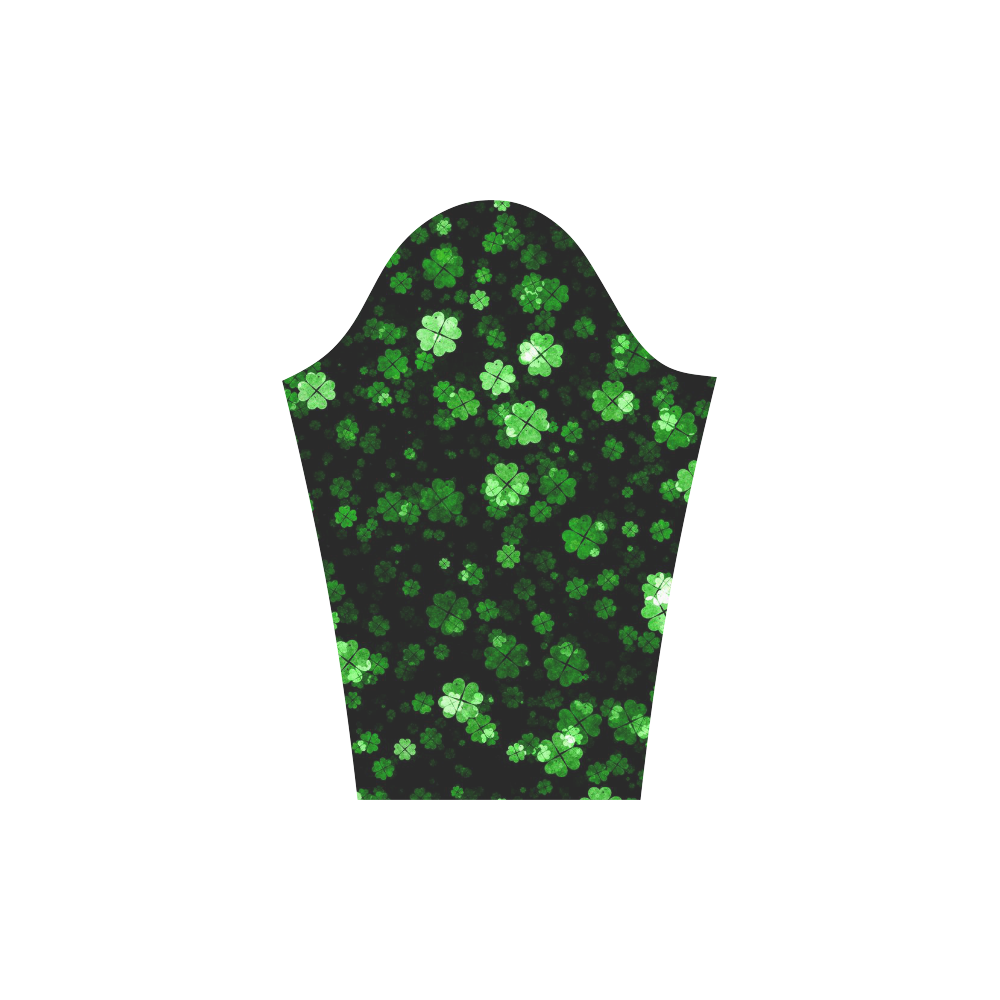 shamrocks 2 green by JamColors Round Collar Dress (D22)