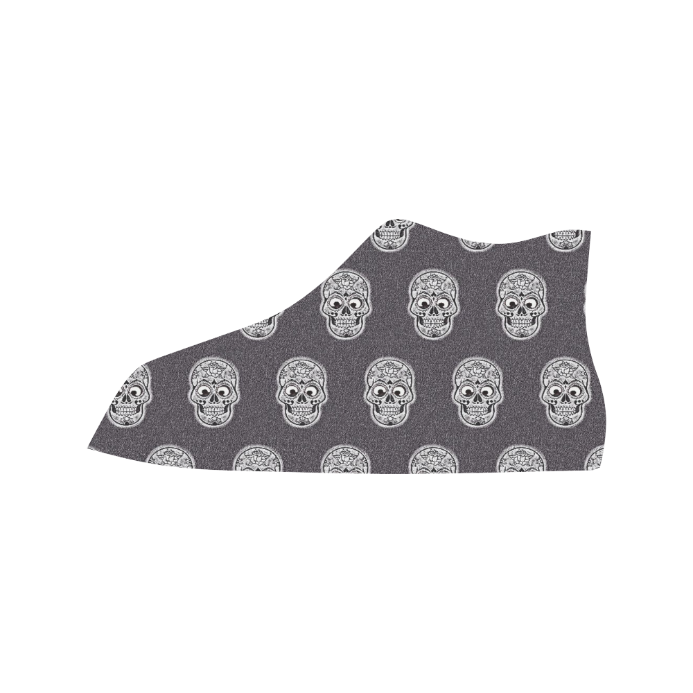 funny skull pattern Vancouver H Men's Canvas Shoes (1013-1)