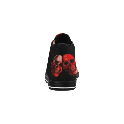skulls red Vancouver H Men's Canvas Shoes/Large (1013-1)