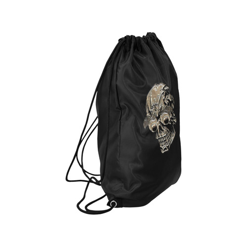 skull witg big eyes A Medium Drawstring Bag Model 1604 (Twin Sides) 13.8"(W) * 18.1"(H)