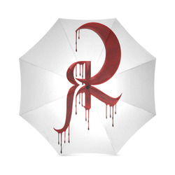 Red Queen Blood Drip Symbol Foldable Umbrella (Model U01)