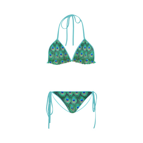 Peacock Frenzy Itsy Bitsy Custom Bikini Swimsuit