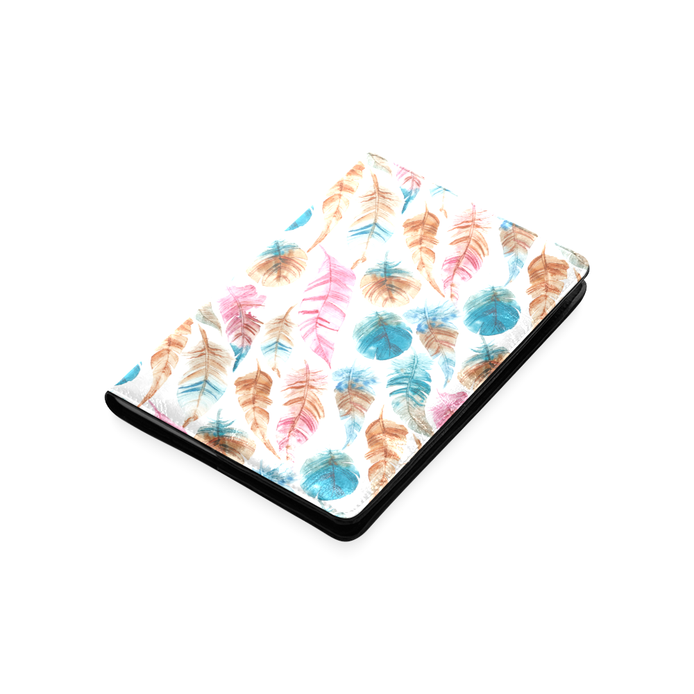 Colorful Boho Feathers Custom NoteBook A5