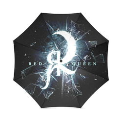 Red Queen Shattered Glass Foldable Umbrella (Model U01)