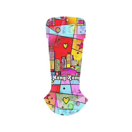 Hong Kong Popart by Nico Bielow Vancouver H Women's Canvas Shoes (1013-1)