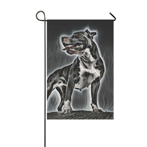 Steff Black and White Garden Flag 12‘’x18‘’（Without Flagpole）