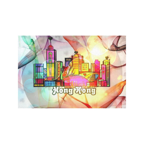 Hong Kong Limited Version by Nico Bielow Placemat 12’’ x 18’’ (Set of 6)