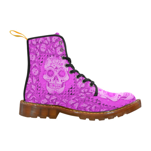 skull 317 pink Martin Boots For Women Model 1203H