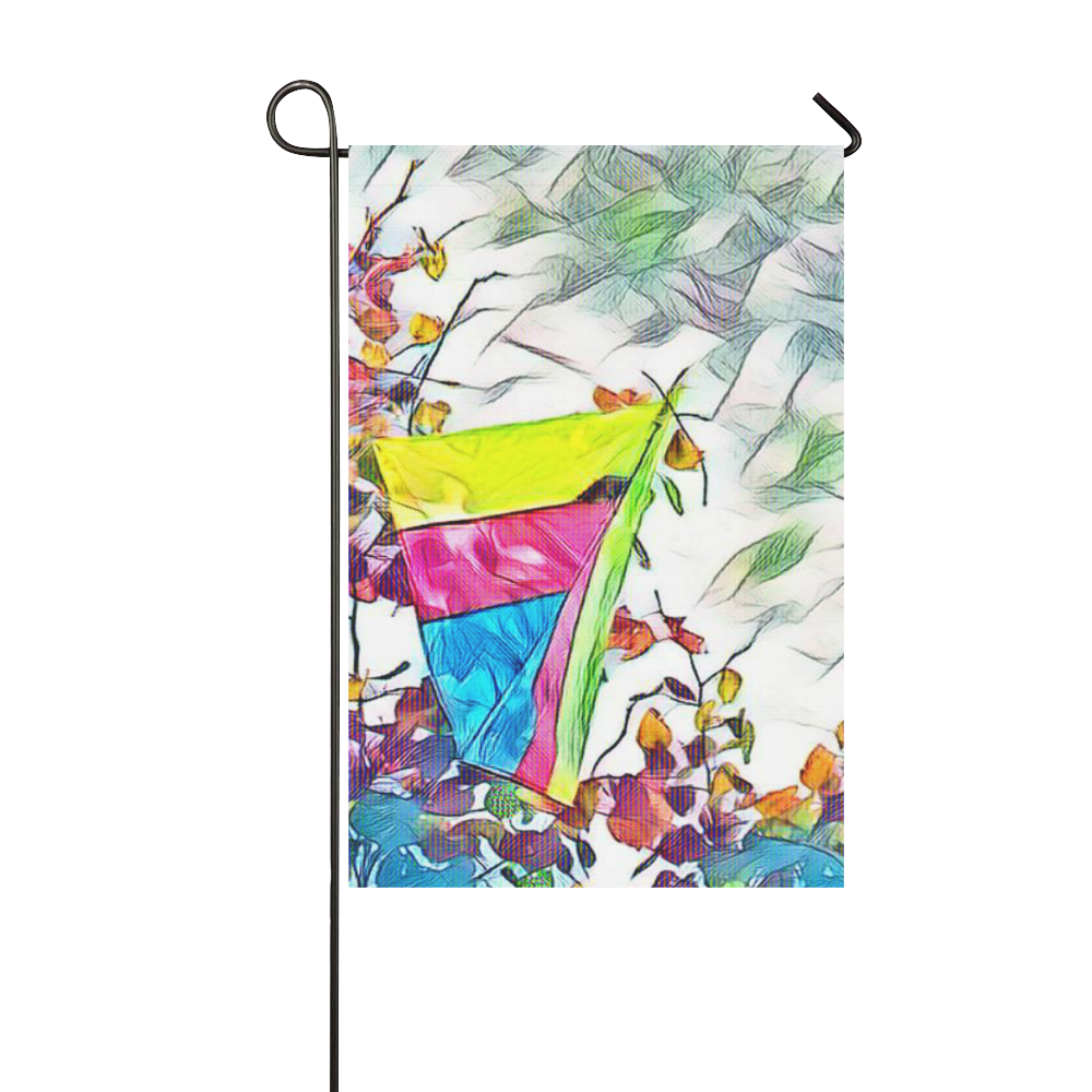 Stromy Hang Gliding Garden Flag 12‘’x18‘’（Without Flagpole）