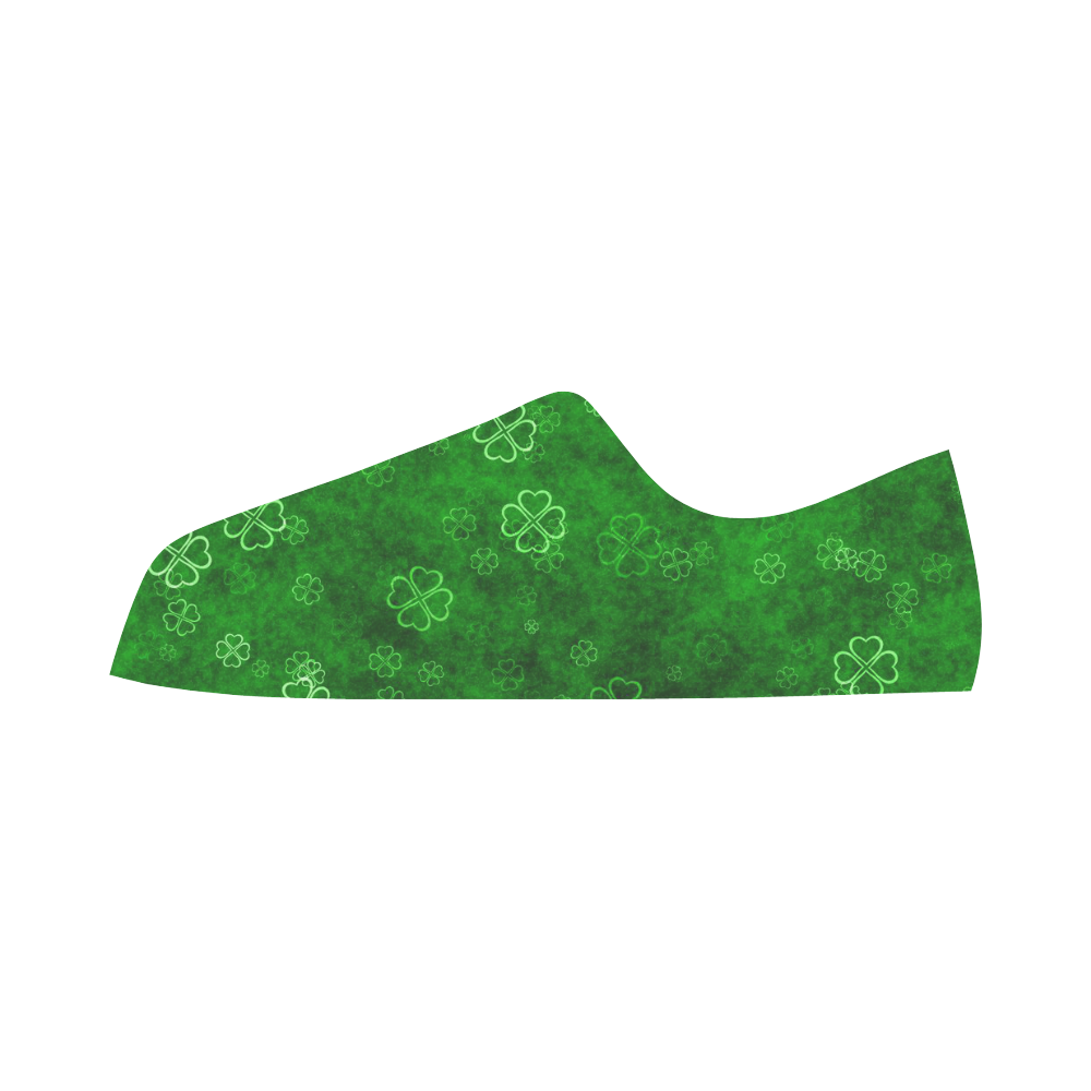 shamrocks 3 green by JamColors Aquila Microfiber Leather Men's Shoes (Model 031)