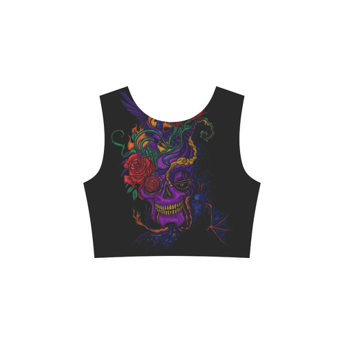 Funny Funky Sugar Skull 3/4 Sleeve Sundress (D23)