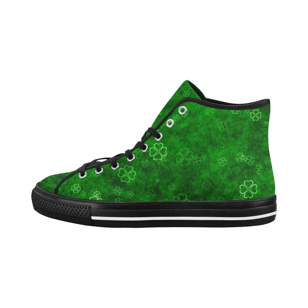 shamrocks 3 green by JamColors Vancouver H Men's Canvas Shoes (1013-1)