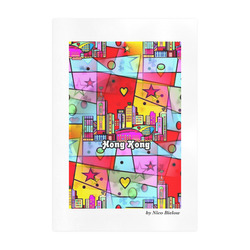 Hong Kong Popart by Nico Bielow Art Print 19‘’x28‘’